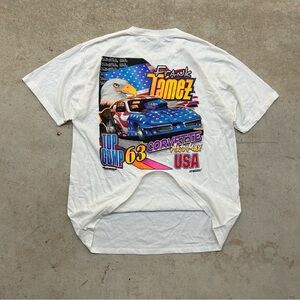 VTG Gildan Frank Tamez Corvette Car Eagle Graphic T-shirt Men’s XL Multicolor L